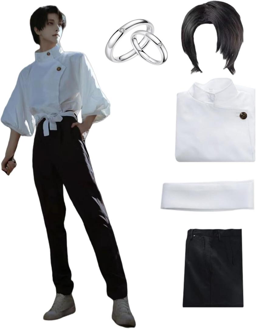 Anime Yuta Okkotsu Cosplay Costume Uniform School Uniform Full Set Halloween Outfit (XX-Large)