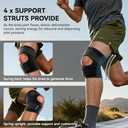 Knee Brace with Side Stabilizers for Women & Men, Adjustable Knee Support for Knee Pain Relief, Meniscus Tear, Arthritis, Tendonitis, ACL, MCL and Sports Injuries (X-Large)