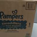 Pampers Swaddlers Diapers, Size 1 (8-14 lbs), 198 Count, Fragrance Free, Hypoallergenic, Absorbent, Pediatrician Recommended, Skin Safe