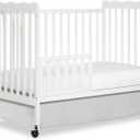 Dream On Me Convertible Crib Toddler Guard Rail in White, Compatible with Select Dream On Me Cribs, Crib to Toddler Bed Conversion, Easily Attachable (21.25L x 1.2W x 12.25H)