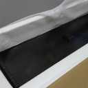 Shoe Bench with Leather Cushion, 3 Tiers Shoe Storage Bench Height Adjustable, Walnut Wood Entryway Bench for Hallway, Mudroom (Black)