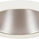 Juno Lighting 17HZ-WH 4-Inch Aluminum Recessed Trim, Haze with White Trim