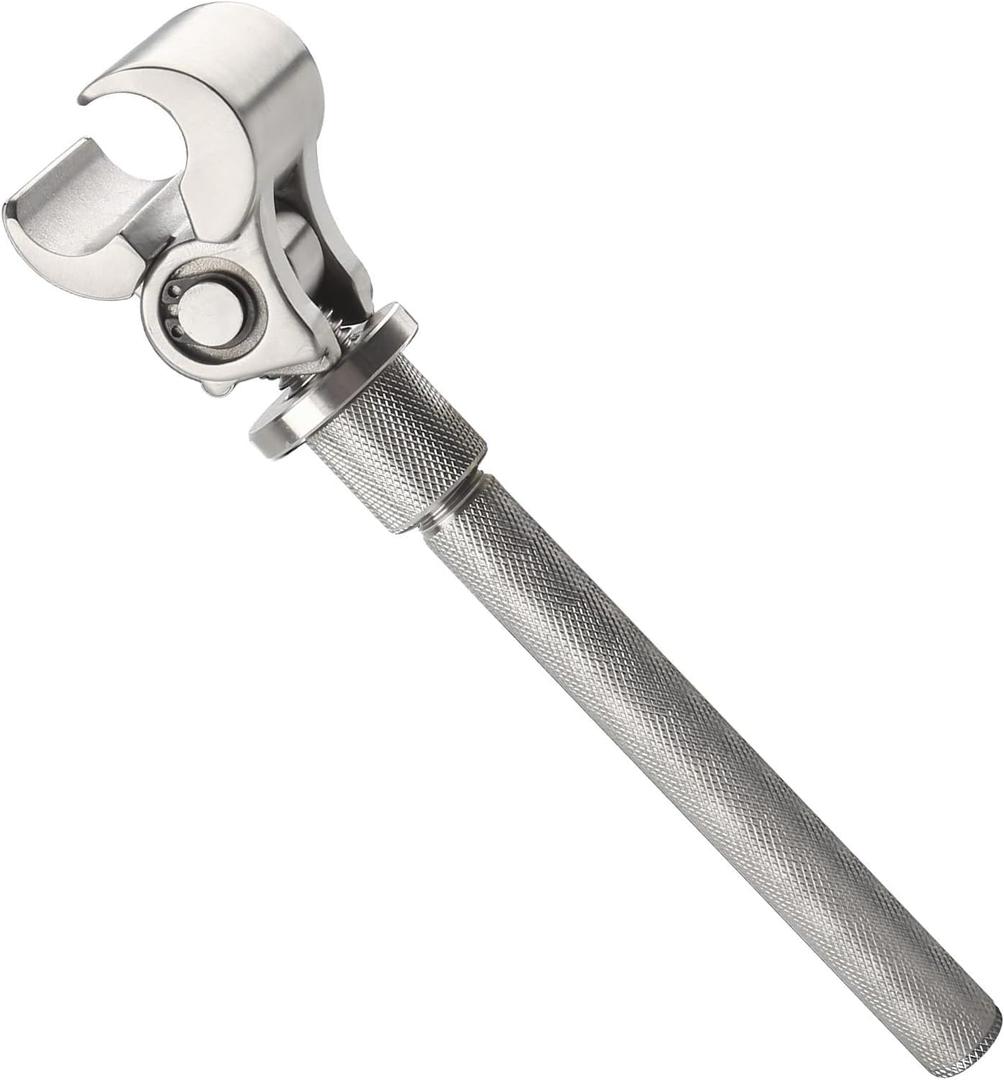 Upgraded Door Hinge Adjustment Tool, Adjustable Hinges Wrench, Stainless Steel Hinge Repair Kit for Sagging Doors
