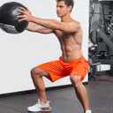 NORTHYARD Men's 10" Athletic Basketball Shorts with Zipper Pockets Quick Dry Lightweight Running Workout Gym Tennis Shorts (Orange, XXXL)