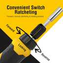 AZUNO 1 Ratchet Screwdriver Set with Universal Socket