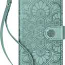 Wallet Case for Galaxy S23 Ultra W-Green | RFID Blocking, 3 Card Holder, Stand, with Credit Card Slot, PU Leather, Magnetic, Protective, Flip Cover