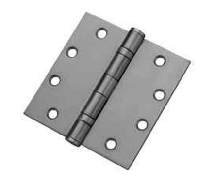 2 Pcs Full Mortise Ball Bearing, 4-1/2" x 4-1/2", Stainless Steel Material