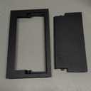 Coated Sand Casting Cast Iron Fireplace Ash Dump Door, 4 1/2 by 8 5/8 Inch, Black