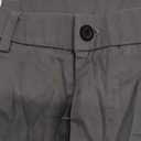 Plaid&Plain Men's Skinny Stretchy Khaki Pants Colored Pants Slim Fit Slacks Tapered Trousers (33W x 34L, Grey)