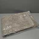 Beige Bathroom Rugs Runner Extra Long 59.1"x23.6"Large Bath Mat Plush Shaggy Microfiber Bath Rugs Non-Slip Absorbent Bath Mat Extra Soft & Thick Bath Rugs for Bathroom, Machine Washable