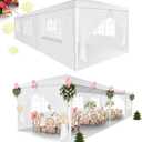 HOTEEL 10x30 Party Tent Outdoor Canopy Tents for Parties with 8 Removable Sidewalls, Carpas para Fiestas Waterproof for Gazebo Large Backyard Shelter Patio Wedding Events Tent BBQ