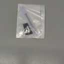 1 Pcs Cuticle Pusher Tool with 100#/240# Grit Nail Files, Metal Cuticle Tools, Stainless Steel Round Manicure Tools for Manicure Pedicure Nail Art, Salon, Home Use