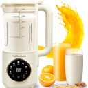 Nut Milk Maker 47oz,Homemade Soy Milk,Almond Milk,Plant Based Milks,Oat Milk,Coconut,Baby Food,Electric Bean and Nut Milk Machine with Delay Start/24 Hours Timer/Keep Warm/Self-Cleaning/Boil Water