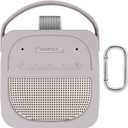 Silicone Cover Case Compatible with Bose New SoundLink Micro 2nd Gen Bluetooth Speaker(White Silicone Cover)