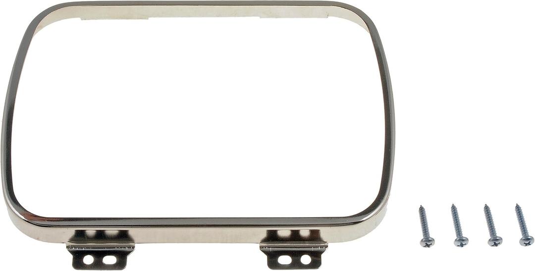 Dorman 42407 Rectangular Headlamp Retaining Ring With 4 Retaining Screws - Steel Universal Fit