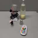 17 Colors Changing Liquid Motion Lamp with Remote: 13.5" LED Night Light for Kids Adults - Relaxing Table lamp for Bedroom Office - Glitter Mood Lighting for Home Decor Christmas Decorations Indoor (White)