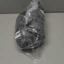 TENSTARS 5 Pack Thicken Microfiber Hair Towel Wrap for Women - Elastic Loop Design - 320GSM Coral Velvet - Quick Dry Hair Turban - 11x28 Inch (Dark Grey)