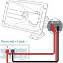 QWORK 50W 8 Ohm PA Horn Speaker  Clear Voice Projection for Warehouse, School & Workshop