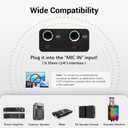 TONOR Wireless Microphones System with 4x10 Channels Cordless Handheld Microfono Inalambrico, 60 m/200FT UHF Range, Mics with Stable Signal Transmission for Karaoke Singing Party Church Wedding