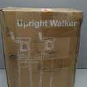 Narrow Walker Folding Upright Walker - with Removable Armrests, 450LBS Heavy Duty, Width & Height Adjustable Narrow Walkers for Seniors, Disabled, Bariatric