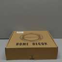 13" Pink Charger Plates, Set of 6 Plastic Textured Chargers for Dinner Plates with Embossed Rim, Table Dcor, Party, Wedding, Holiday (FD08P)