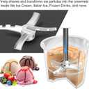 Blade Replacement for Ninja Creami Replacement Parts, Ninja Creami Blade Compatible with Ninja Deluxe NC300 Series Ice Cream Makers, Accessories for Ninja Creami NC299AMZ NC300 NC301 NC201 NC101 ect.