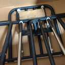 Drive Medical No Gap Deluxe Half Length Side Alloy Steel Bed Rails with Brown Vein Finish, For Adults - 2 Count
