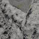 Furhaven Waterproof Throw Blanket for Dogs & Indoor Cats, Washable - Shaggy Plush Calming Long Faux Fur & Velvet Dog Blanket - Mist Gray, Large