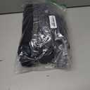 G Gradual Women's Running Fleece Lined Jackets 6 Pockets Lightweight Water Resistant Puffer Warm Jacket for Hiking Travel (Black,XL)