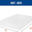FDW | 10 Inch King Mattress | Medium Firm | Gel Memory Foam | White