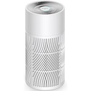 Nuwave Oxypure Air Purifiers 3XL H13 HEPA Filter for Home Bedroom, 17dB, 360 Air Intake, Removal to 0.1 Micron Smoke Dust Pollen Pet Hair Odor, Air Quality Sensor, Energy Star