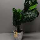 Der Rose 28" Tall Fake Plants Large Artificial Monstera Faux Potted Plants Indoor with White Pot for Home Office Living Room Decor