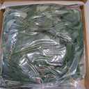 Ling's Moment Italian Ruscus Greenery, 5.9ft Artificial Silk Real Touch Willow Leaf Garland, Fake Wispy Rustic Vine Stem Swag for Table Centerpieces Wedding Arch Decor, Dark Green