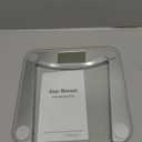 Vitafit Digital Bathroom Weight Scale for Body Weight, High Accuracy Assured by Weighing Professional Since 2001,Extra Large Blue Backlit LCD and Step-On, 400lb/182kg, Clear Glass