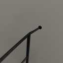 SONGMICS Jewelry Organizer, 4-Tier Earring Holder Organizer Stand with Base Tray, for Studs and Necklaces, Vintage, Christmas Gift, Wood Color and Black UJJS019B01