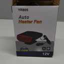 Portable Car Heater For Vehicle 12V: Heater For Car That Plugs Into Cigarette Lighter Window Defroster Dashboard Heater Portable Car Heater Automotive Heaters Compact Quiet Extended Power Cord