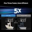Creality Hyper ABS Filament 1.75mm 2KG, High-Temperature Resistant, High Impact Strength, Stable Printing Performance, +/- 0.05mm Accuracy（Black