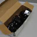 Joinfworld 2 Port Insulated Multi Tap Connector Aluminum to Copper Wire Connectors 4-14AWG Single Side Entry Aluminum Black Electrical Cable Connectors with Slotted Allen Hex - 16 Pack