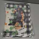 3 x XCHI Fall Black Cat Pumpkin Plaid Table Runner Table Decoration for Kitchen Dining Dinner Autumn Home Decor 13x72 Inch