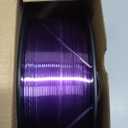 ANYCUBIC PETG Filament 1.75mm, 3D Printer Filament, Translucent and Vibrant, Dimensional Accuracy +/- 0.02mm, Print with Most FDM 3D Printers, 1KG Reusable Spool, Semi-Clear Purple
