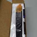 Nicpro 18 Colors Stained Glass Paint Set, 1oz / 30ml Waterproof Acrylic Enamel & Ceramic Glass Painting Kit for Arts on Transparent Wine Glasses Jars Windows with 6 Brushes & 1 Palette, Opaque Finish