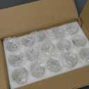 Tebery 30 Pcs 60ml Shot Glasses, 2oz Heavy Base Shot Glasses Sets, Round Glassware Shot Glass, Clear Glass for Vodka, Whiskey, Tequila, Espresso, Liquor