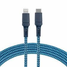Cell Candy 10ft Braided 8-Pin Lightning Cable Blue