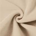 SOLY HUX Women's Letter Print Sweatshirt Crew Neck Drop Shoulder Long Sleeve Graphic Pullover Top (Beige, S)