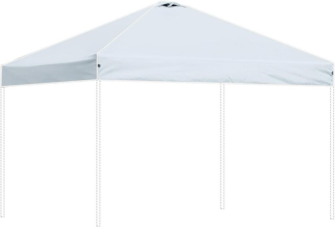 10x10 Pop up Canopy Tent Replacement Top only, 10 x 10 Canopy Replacement Roof Cover Silver Gray