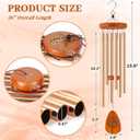 26 Inch Aluminum Wind Chime Gift for Grandma, Gift for Grandma from Grandkids on Christmas Thanksgiving Mother's Day Birthday