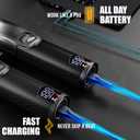 Novah Professional Hair Clippers for Men, Professional Barber Clippers and Trimmer Set, Mens Cordless Hair Clipper for Barbers Haircut Kit Fade