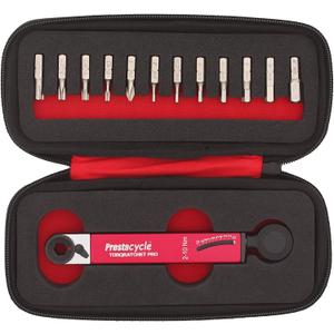 Prestacycle TorqRatchet PRO Deluxe Kit  210Nm Torque Wrench & Ratchet Multi-Tool  Compact Bike Tool Kit with 12 Bits  60Nm Rated  Carry Case Included