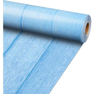 Inkspire Light Blue Wood Bulletin Board Paper Roll,14.8FTx47IN Large Reusable Waterproof Erasable Classroom Wall Background Backdrop Paper,Fade-Resistant Fabric Wrapping School Decors Teacher Supplies, 177.6" x 47"