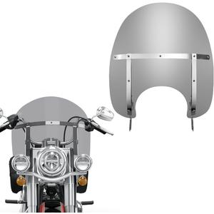 17" Smoke Motorcycle Windshield Motorcycle Windscreen Fit for Harley Road King 1994-later